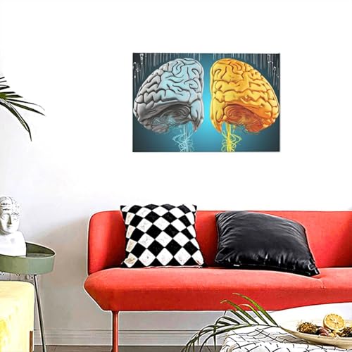 Toile murale moderne pour habiller un mur vide avec du caractère