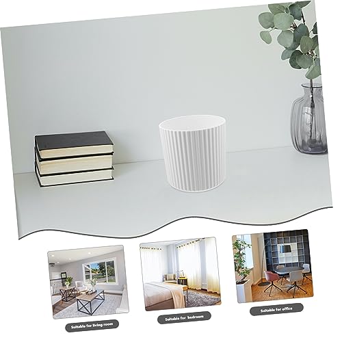 Image of Ciieeo Compact Uncovered Trash Can Small Plastic Desk Bin for Bedroom Bathroom Kitchen Office Mini Garbage Container Cute Waste Basket for Desktop Use