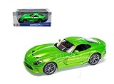 maisto dodge viper gts 2013 Dodge Viper GTS Green 1/18 by Maisto 31128