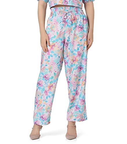 Image of Leriya Fashion Women's Mix Cotton & Rayon Pants Stretchy Work Slacks Business Casual Office Straight Leg /Regular Fit Trouser Pant