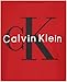 Calvin Klein Boys' Short Sleeve Logo Crew Neck T-Shirt, Soft, Comfortable, Relaxed Fit, CK Racing Red, 8