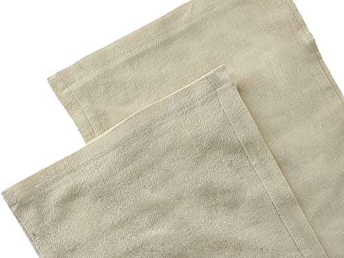 Yutdeng Women's Trousers Casual Cotton Linen Pants Elasticated Waist Pants with Pockets Summer Drawstring Lightweight Comfy Straight Loose Trousers for Sports Running,Beige,M - Image 5
