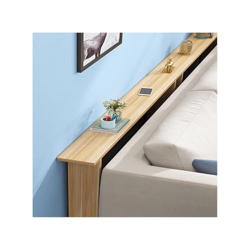 Mesa consola de nogal de 100cm de largo mesa de almacenamiento para entrada 2