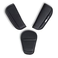 Protecteur Ceinture Sécurité Bébé 3 Pièces - Coussin Entrejambe Et Housse Grise Pour Poussette