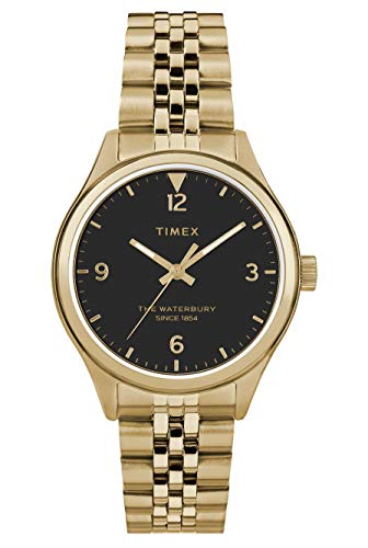 Timex DamenArmbanduhr Analog Quarz Edelstahl TW2R69300