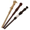 Harry Potter Wand Pen Set (Pack of 3) (One Size) (Black/Brown/Cream)