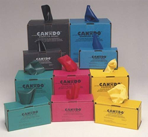Bandes d'exercice Cando low-powder latex de 45m pour le renforcement