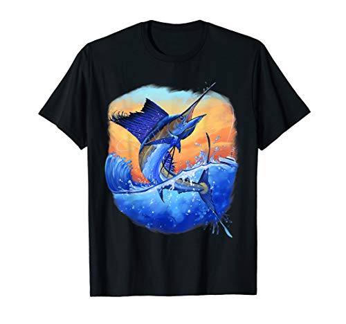 Deep Sea Fishing - Marlin Sport Fishing Gift T-Shirt