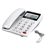 Ce téléphone filaire combine praticité, offrant une solution de communication fiable qui tient dans le temps