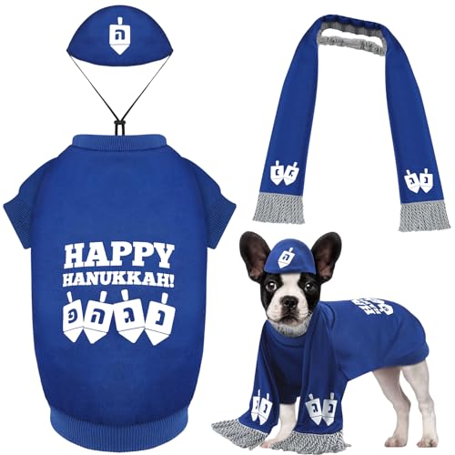 Disfraz Hanukkah para Perro Mediano Paterr 3 piezas