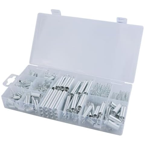 200Pcs Assorted Spring Set with Box Cover