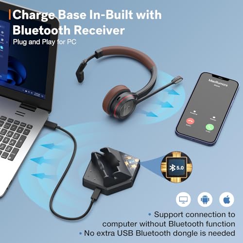 Auriculares Bluetooth 5.2 con cancelación de ruido y 40h de autonomía MAIRDI 4