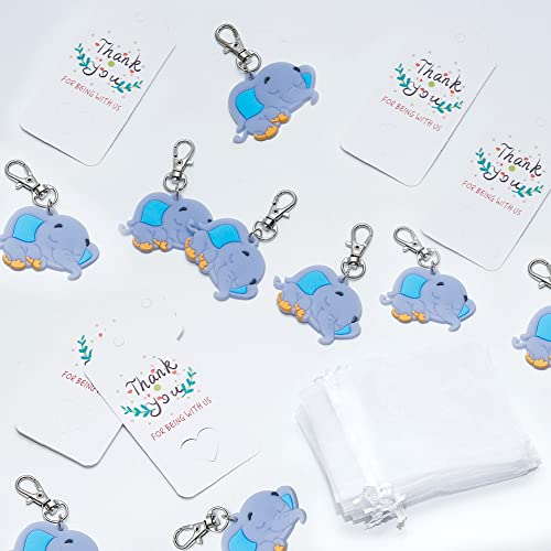 Hodeffior Set di 30 portachiavi a forma di