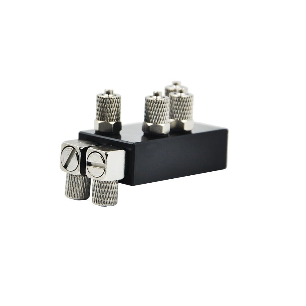 1-calowy, dwuwyjściowy dystrybutor oleju hydraulicznego Zintegrowany trójkanałowy do części ramienia koparki metalowej 1/14 RC(Silver)