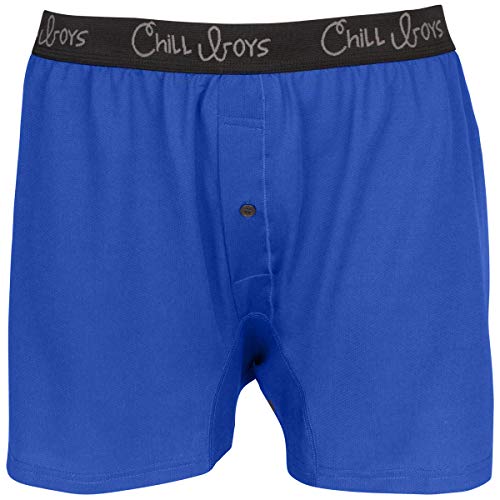 Comfortable Cool Mens Boxers, Breathable Underwear, Soft Quick-Dry Boxer Shorts (X-Large, Cool Blue)