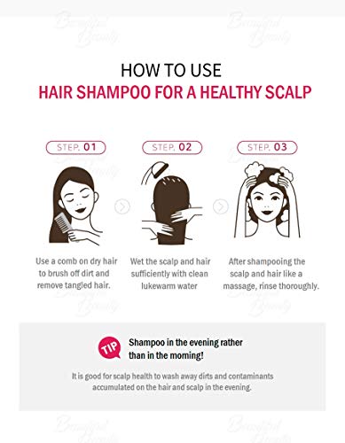 RGIII HAIR LOSS CLINIC SHAMPOO w/A single active panax ginseng root extract for mitigating hair loss and nourishing scalp(520ml/17.58 fl oz.)