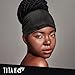 Titan Spandex Dreadlocks Braids Band for Men, Stretch Headband for Locs and Braids, Smooth Comfort Fit (BLACK)