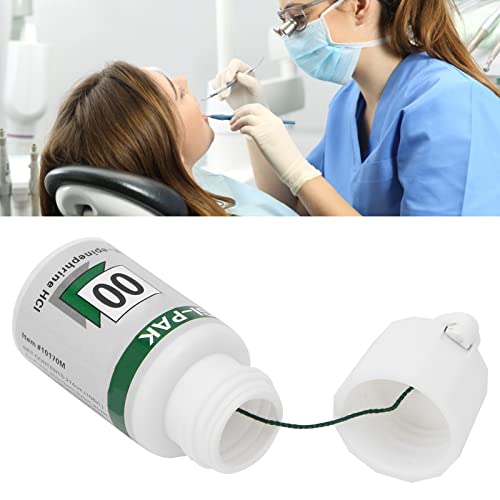 Gingival Retraction Cord, Professional Cotton Gingival Retraction Cord Cotton Thread Materials Accessory (00#)Thread Gingival Retraction Cord (000#) #TOP6