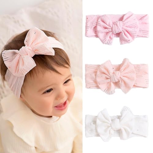 Fashband Baby Mädchen Nylon Stirnbänder Bowknot Elastische Haarbänder...