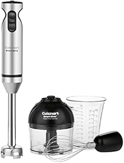 Cuisinart SmartStick 2-Speed Hand Blender with Chopper Attachment - CSB-85C,Silver