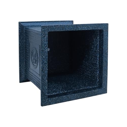 Image of Harshdeep Tulsi Planter - Indoor Outdoor Home Balcony Window Garden Decorative Roto Pot UV Resistant 12 Inch Plant Pot (Midnight Stone)
