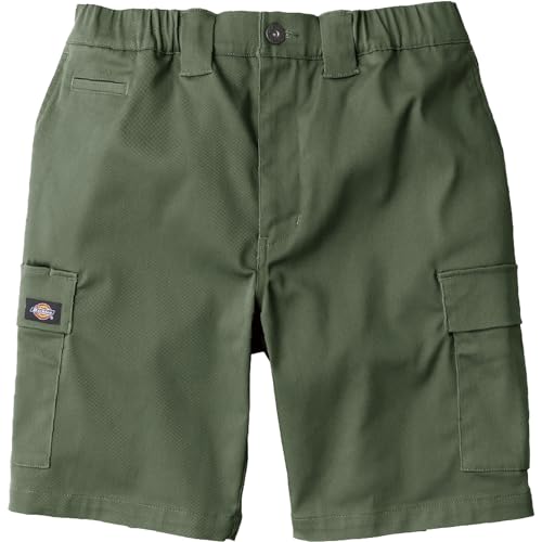 [�f�B�b�L�[�Y] Dickies D-2876 T/C�X�g���b�` �V���[�g�J�[�S�p���c (XL, �A�[�~�[)