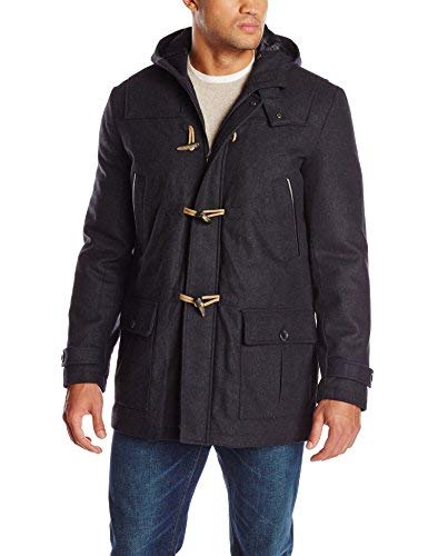 Image of Nautica Men's Wool Blend Peacoat - Double-Breasted Winter Coat, Regular, Big & Tall Sizes