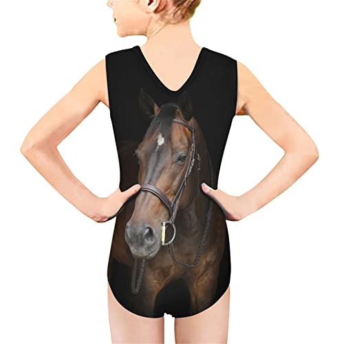 Image of Mumeson Girls One Piece Swimsuits Lightweight V-Neck Swimwear Bathing Suits for Little Girls 3-14 Years