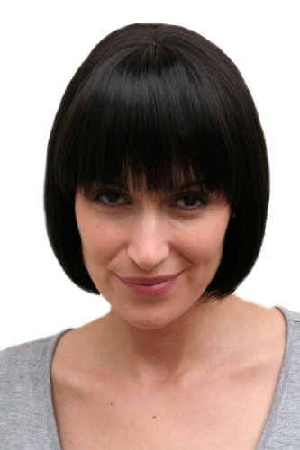 WIG ME UP - 703-2 Perücke Bob schwarz klassisch und zeitlos WIG ME UP - 703-2 Perücke Bob schwarz klassisch und zeitlos