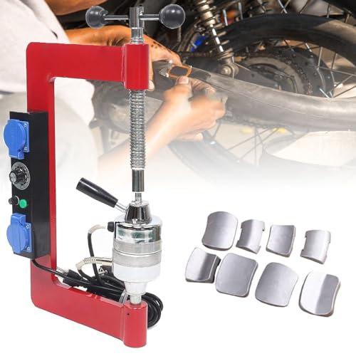 Máquina de vulcanización de neumáticos con control de temperatura y sincronización para reparación de neumáticos de automóviles