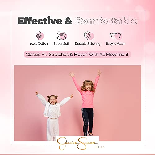 Jessica Simpson Girls Underwear Set Variety 10 Pack Kids Panties Hipster Briefs3