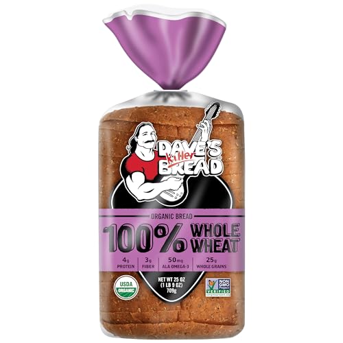 Image of Dave's Killer Bread 100% Whole Wheat, Organic Whole Wheat Bread, 25 oz Loaf