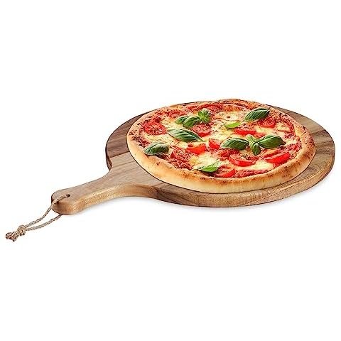 Relaxdays Planche à Pizza en Bois Cover