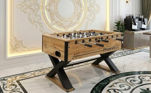 Image of BOOT BOY 'Phoenix' Foosball Table II Soccer Game for Adults II Strong Fooseball Table II Perfect to Handle Tough Games at Offices, Clubs, Resorts, Colleges, Men's Cave II 55 * 30 * 35 Inches /L*B*H