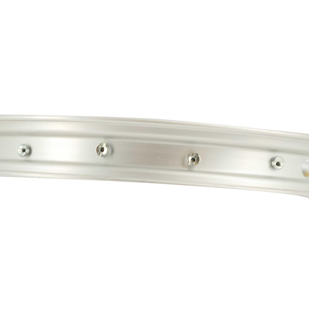 BIKE ORIGINAL - Roue Avant 14" - Jante Alu Simple Paroi 20 Trous Argent - Moyeu Noir à Écrous - Freinage sur Jante - Compatible Pneus 35-65 mm - Vélo Enfant