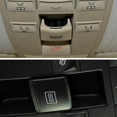 Cache de commande toit ouvrant Mercedes W212 interrupteur plafonnier beige 2129064501 - 5