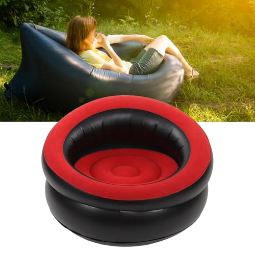 Sofá inflable flocado de aire para solucionar la falta de espacio en visitas y viajes 8