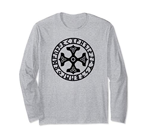 Thor martillo, runas, vikingo, celta, nórdico, símbolo Manga Larga