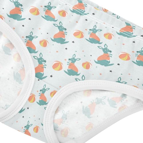 Girls' Underwear Cute Animal Balls Cotton Stretch Comfort Toddler Panties4
