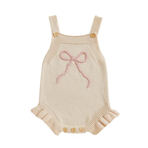 KtwHarnu Newborn Baby Girl Clothes Bow Embroidery...