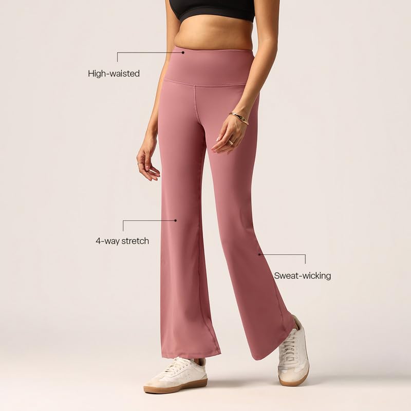 Image of BlissClub Ultimate Flare Pants Lite Tall for Women Above 5'5 ft