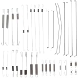 Kaberalty 36 Pack Throttle Springs Assortment Throttle Return Springs Linkage Kit Speed Control Springs Throttle Rod for Honda Briggs and Stratton Small Engines