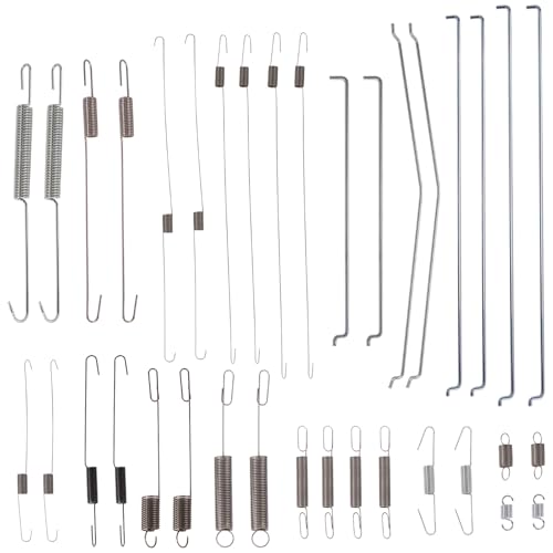 Kaberalty 36 Pack Throttle Springs Assortment Throttle Return Springs Linkage Kit Speed Control Springs Throttle Rod for Honda Briggs and Stratton Small Engines