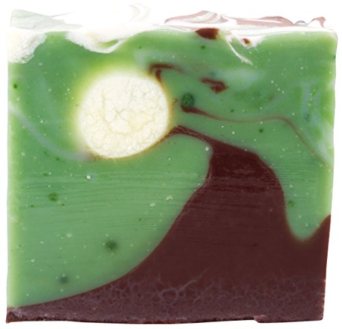 GREENDOOR handgesiedete Naturseife Waldfee mit reinen ätherischen Ölen beduftet, Seife vegan 100g ohne Palmöl, Naturseifen aus der Naturkosmetik Manufaktur, natürliche milde Handseife mit Bio Kokos-Öl