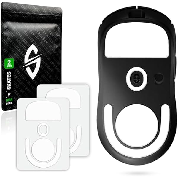 SensoryBoost DPS Glides do myszy gamingowej Logitech G PRO X Superlight 2 (2 sztuki) zapasowe nóżki do myszy, rounded Edge, samoprzylepne, PTFE, akcesoria