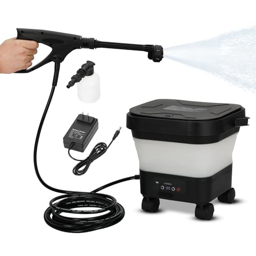 Foldable Electric Pressure Washer, 3.4Gal...