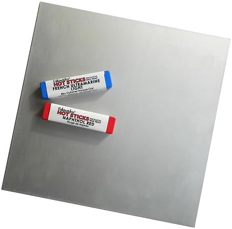 Enkaustikos Anodized Aluminum Plate - 8"x8"