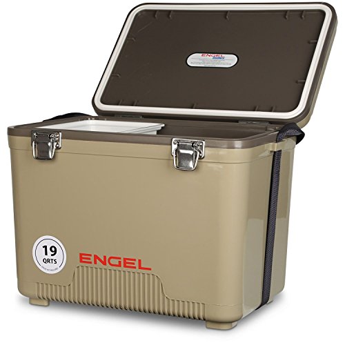 Engel Uc19 19Qt Leak-Proof, Air Tight, Drybox Cooler And Small Hard Shell Lunchbox For Men And Women In Tan #TOP5