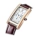 Imagen de Reloj de cuarzo para mujer, elegante, rectangular