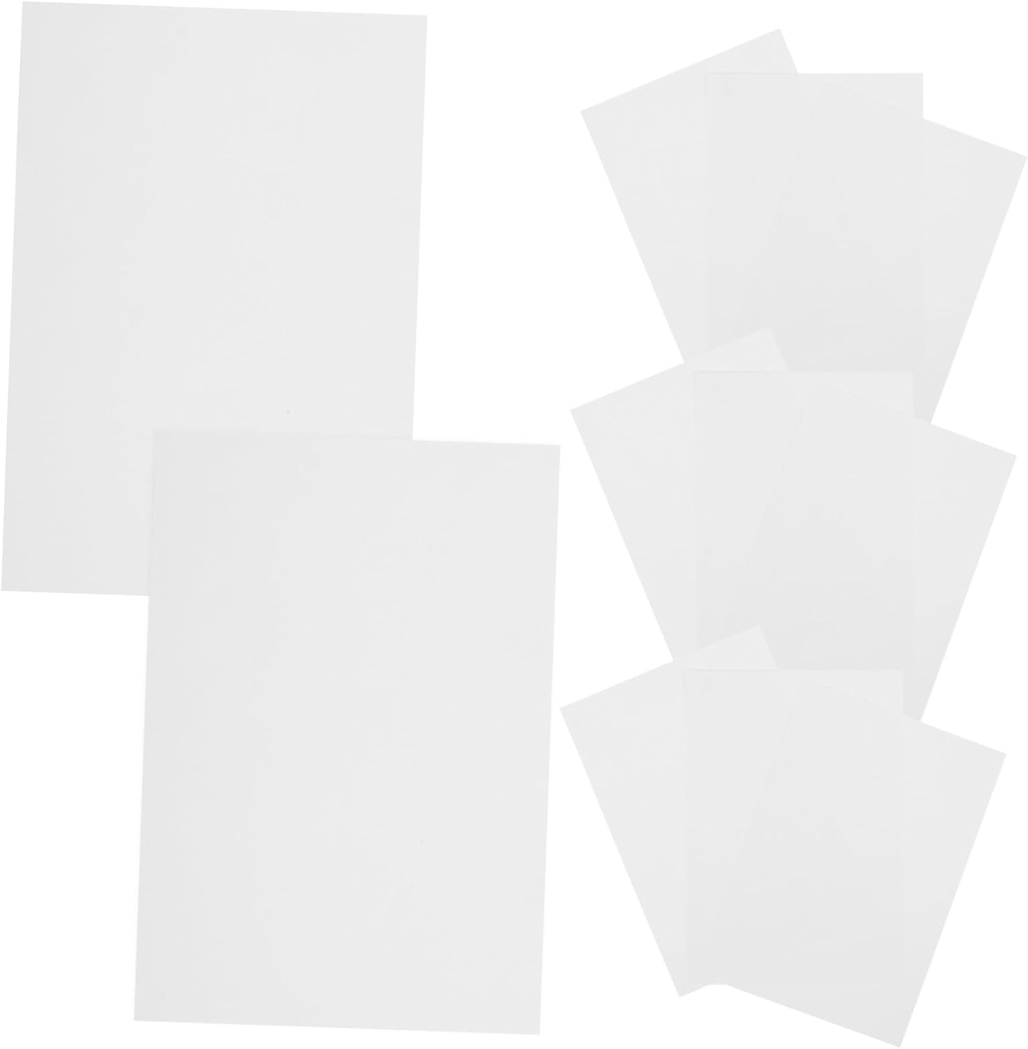 COOLHIYA 400pcs Watersoluble Coated Sketch Paper Bulk for Colored Pencil Drawing and Quick Sketches Versatile Art Paper Pad for Beginners and Professional Artists for Blending and Rich